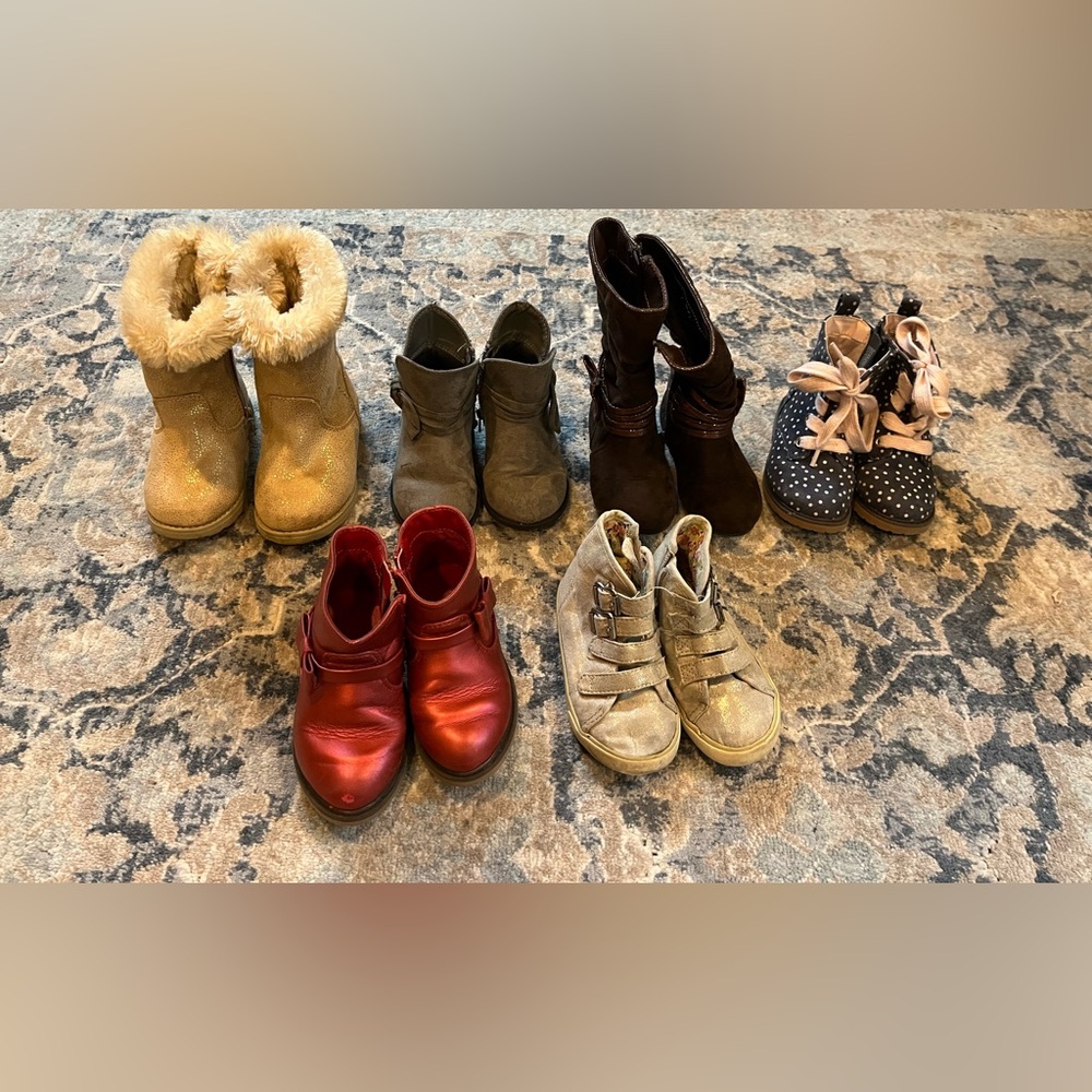 Toddler Girls Size 7 Fall & Winter Shoes and Boots - all for listed price